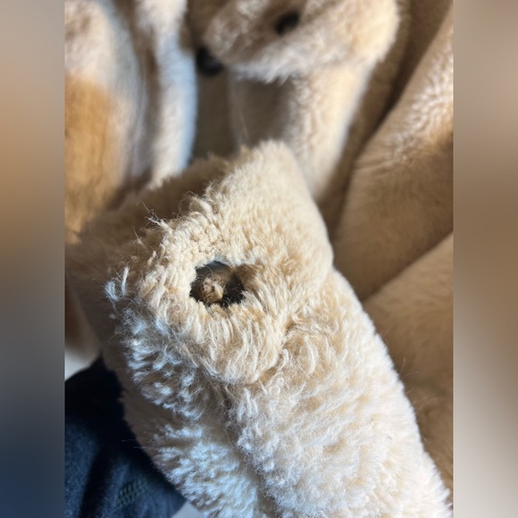 Teddy jacket by CiSono size Medium,
Cream Teddy jacket button up w front pockets - Picture 7 of 10